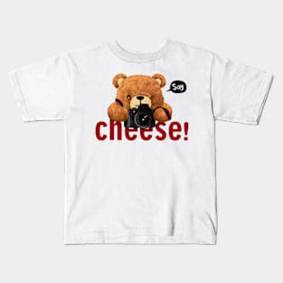 BEAR SAY CHEESE! Kids T-Shirt